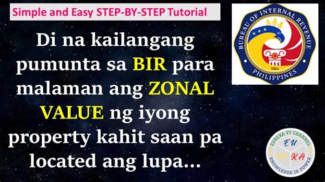 www bir gov ph zonal value online|How to check the Zonal Value of a Property in the .